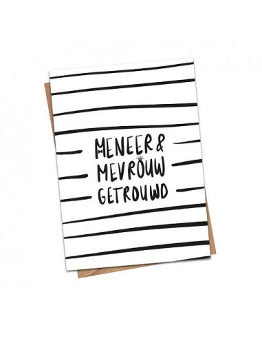 Meneer &amp mevrouw getrouwd