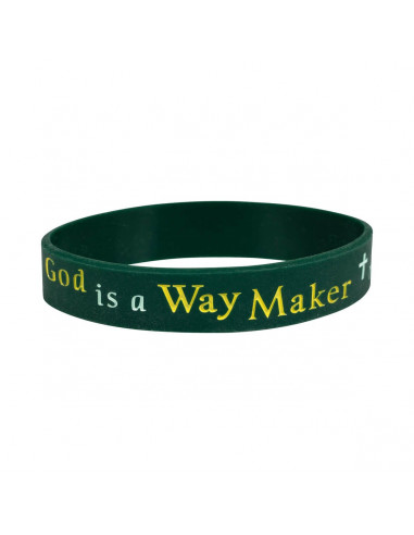 Siliconen armband Waymaker groen