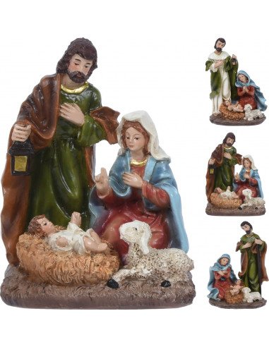 Set of 3 Nativity Scenes 8,5x6 x12,5 cm