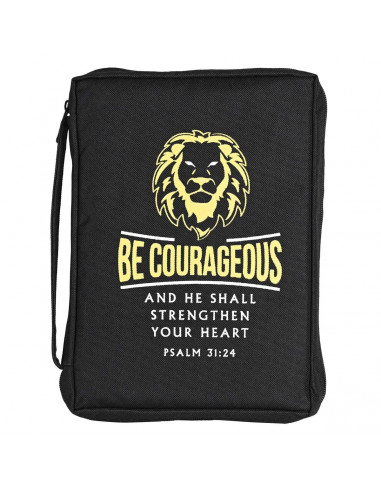 Biblecover Lion be courageous Large