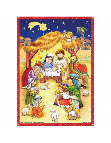 Adventscalendar Childrens nativity 26,5x