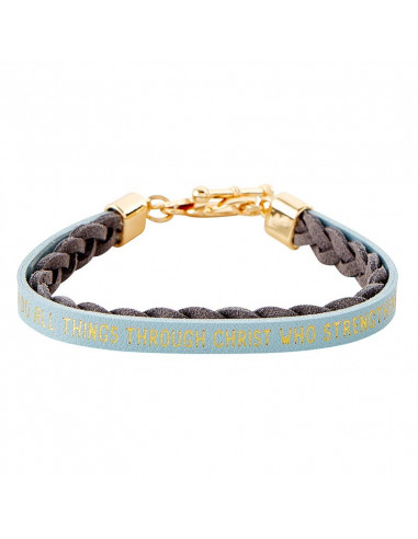 Wrapped in love bracelets light Blue