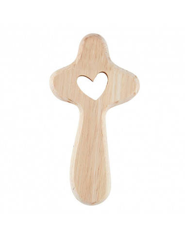 Handheld cross Cutout Heart