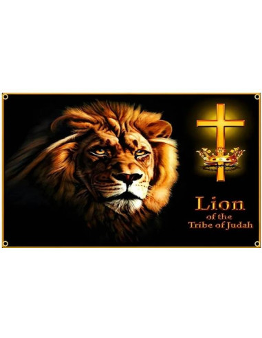 Flag 60x90cm Lion of the tribe of Judah