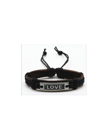 Leather Bracelet Love