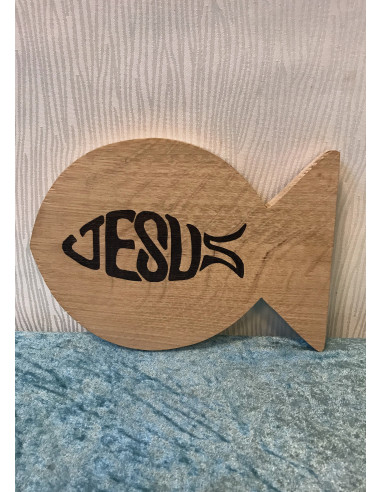 Homedecor/coaster Fish Jesus