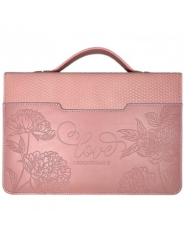 Biblecover Large love pink blush