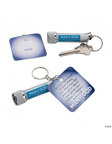 Keychain Man of God Flashlight