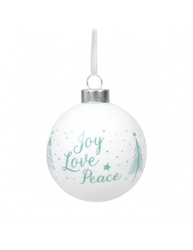 Kerstbal Joy Love Peace