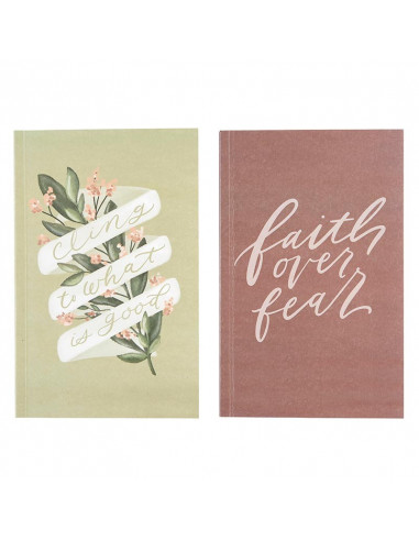 Notebook set cling to what/faith over fe