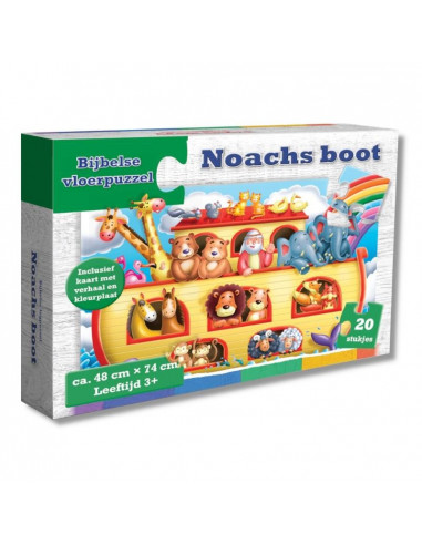 Vloerpuzzel noachs boot 48x74cm