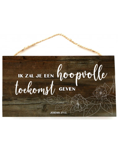 Ik zal je een hoopvolle toekomst Jer29:1