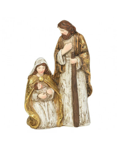 1 pc holy family white gold brown 14cm