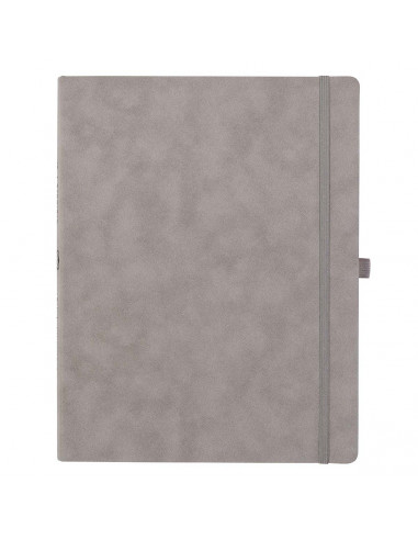 Taupe Faux Leather Baxter Executive