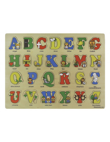 Bible alphabet 26 pieces