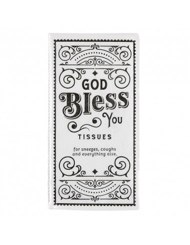 Tissues (setof4) God bless you new desig