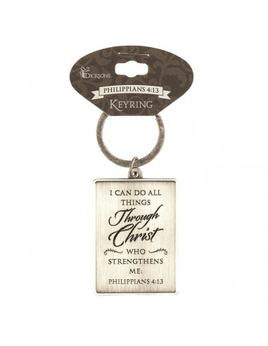 Metal Keyring I can do all things