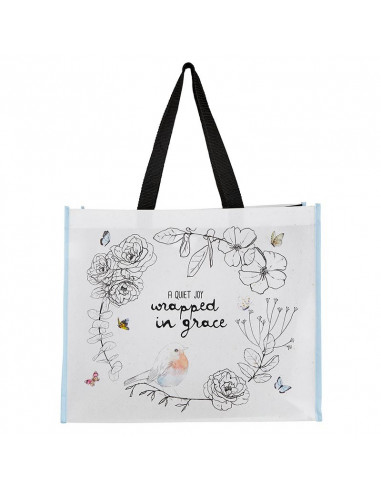 Laminated Tote Bag Wrapped in Grace 40,6