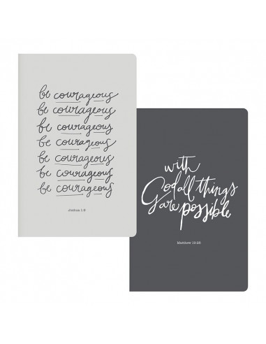 Notepad Set (2) Be courageous