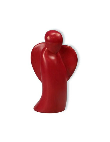 Beeldje engel rood 10cm