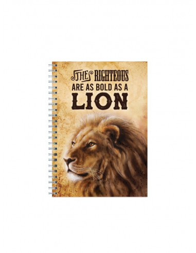 Wire O Hard Journal Lion - The righteous