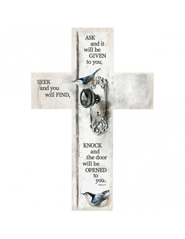 Wall cross Ask Seek Knock