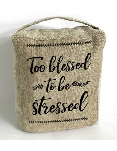 Too blessed to be stressed