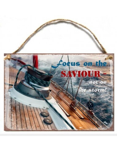 Focus on the Saviour not on the storm