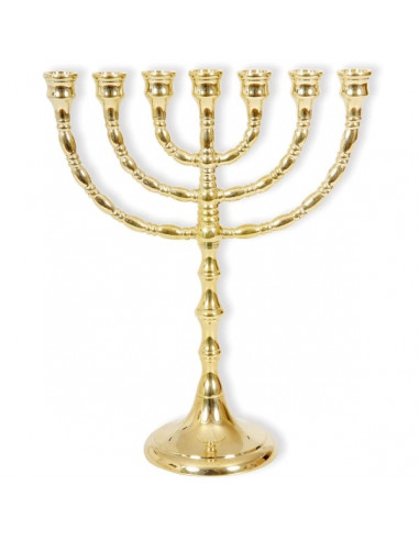 Menorah 24.5cm goudkleur