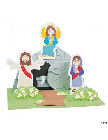 3D craft kit Tomb stand up (3)