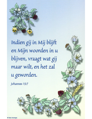 Poster mini johannes 15:7