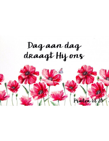 Dag aan dag draagt Hij ons Psalm 68:20