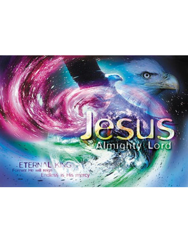 Poster a4 Jesus almighty Lord