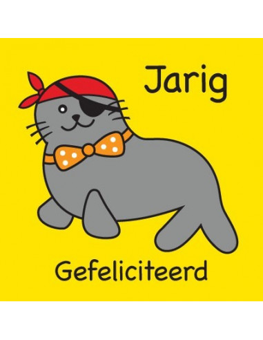 Kaart jarig gefeliciteerd