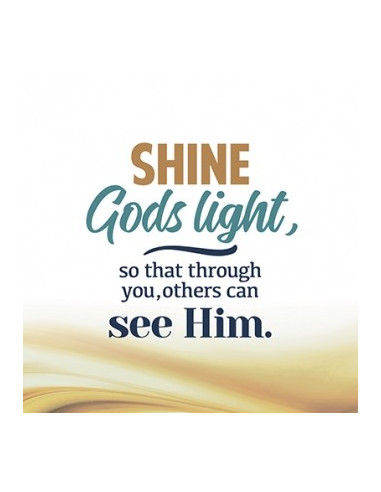 Wk kerst shine Gods light so that