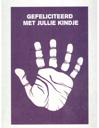 Kaart gefeliciteerd met jullie kindje