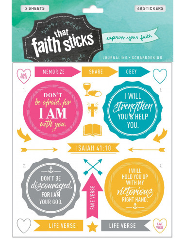 Stickers isaiah 41:10