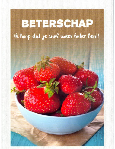 Kaart beterschap snel weer beter