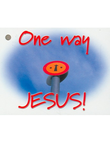 Kadokaartje one way Jesus