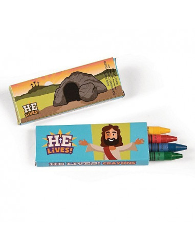 Crayons easter He lives set12