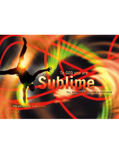 Poster a4 to God you are sublime