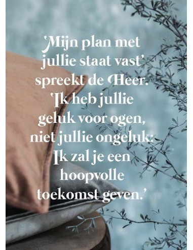 Metal deco mijn plan met jullie