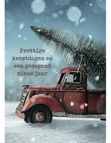 Prettige kerstdagen - auto