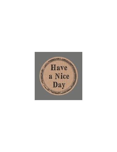 Stickerrol 500 kraft have a nice day