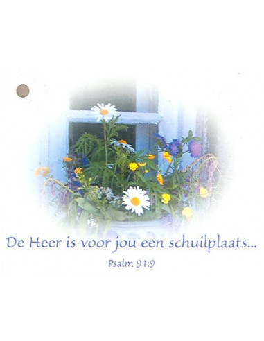 Kadokaartje psalm 91:9