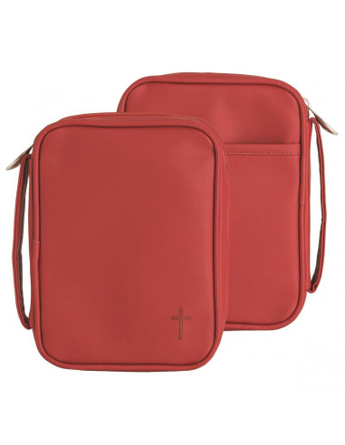 Matte vinyl biblecover Compact Red