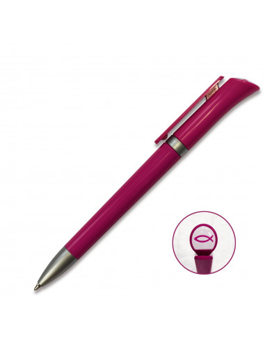 Pen met ichtus logo rose