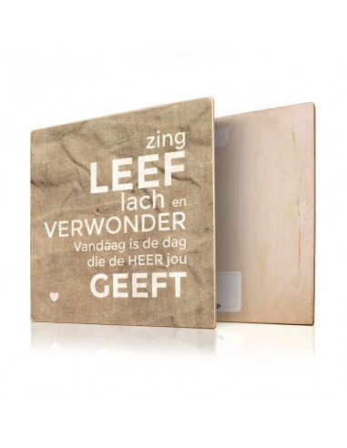 Zing leef lach en verwonder