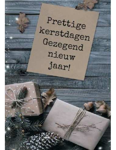 Prettige kerstdagen - pakjes