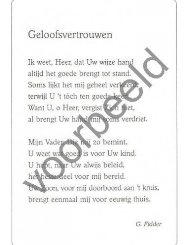 Geloofsvertrouwen